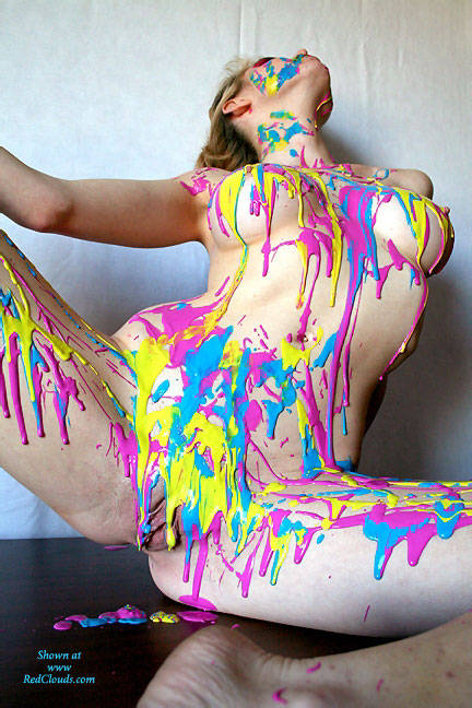 Pic #1Laxtex Paint Play - Big Tits, Close-ups