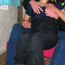 fondling and licking